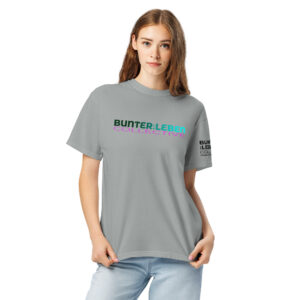 Schweres textilgefärbtes Unisex-T-Shirt – Shifting Colors